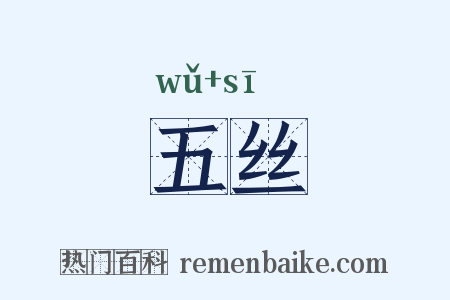 五丝是什么意思的图片